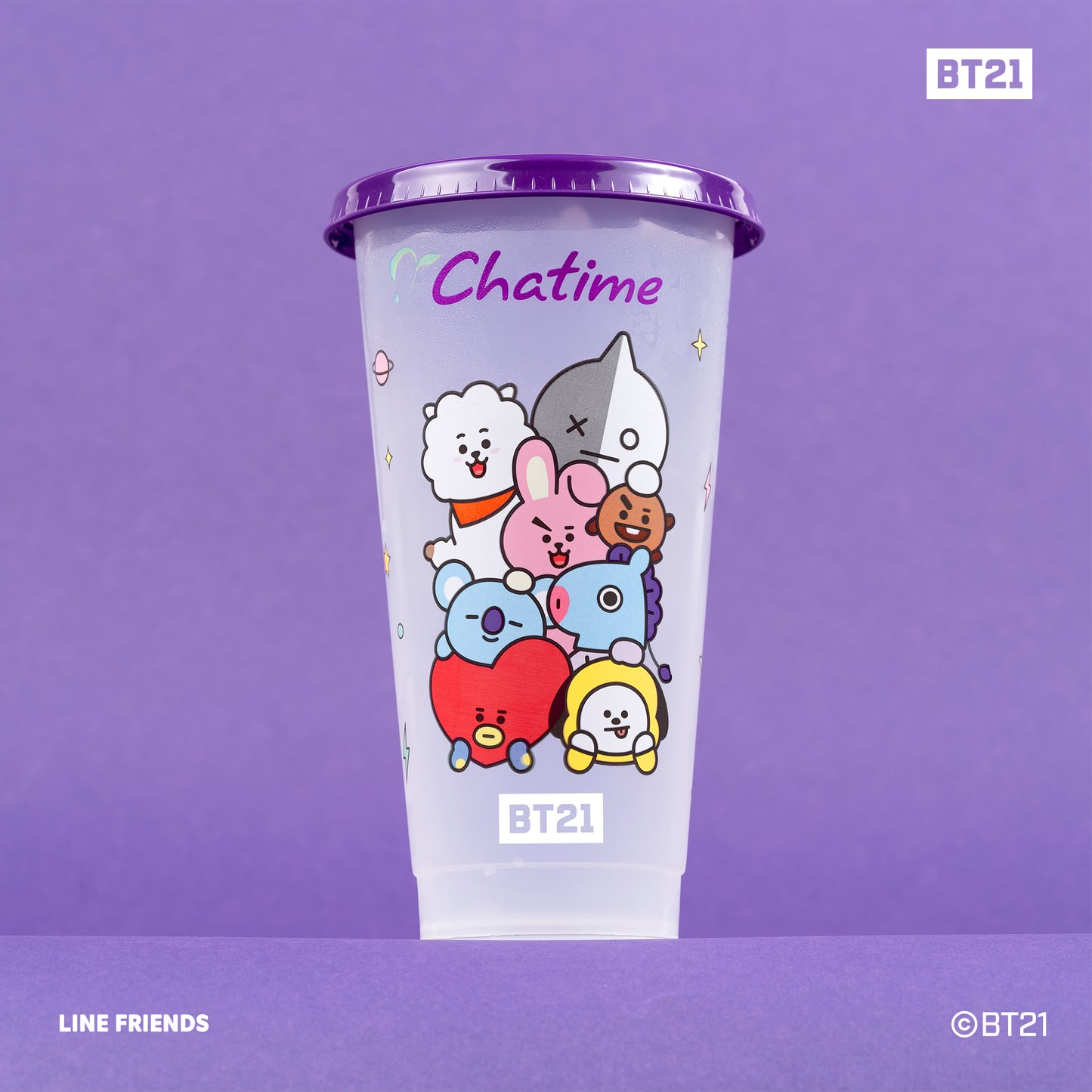 Chatime Voucher + BT21 Colour Changing Cup