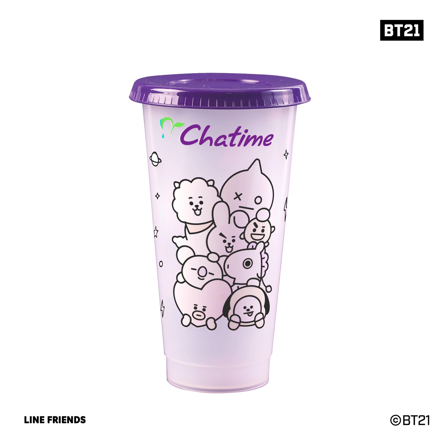 Chatime Voucher + BT21 Colour Changing Cup