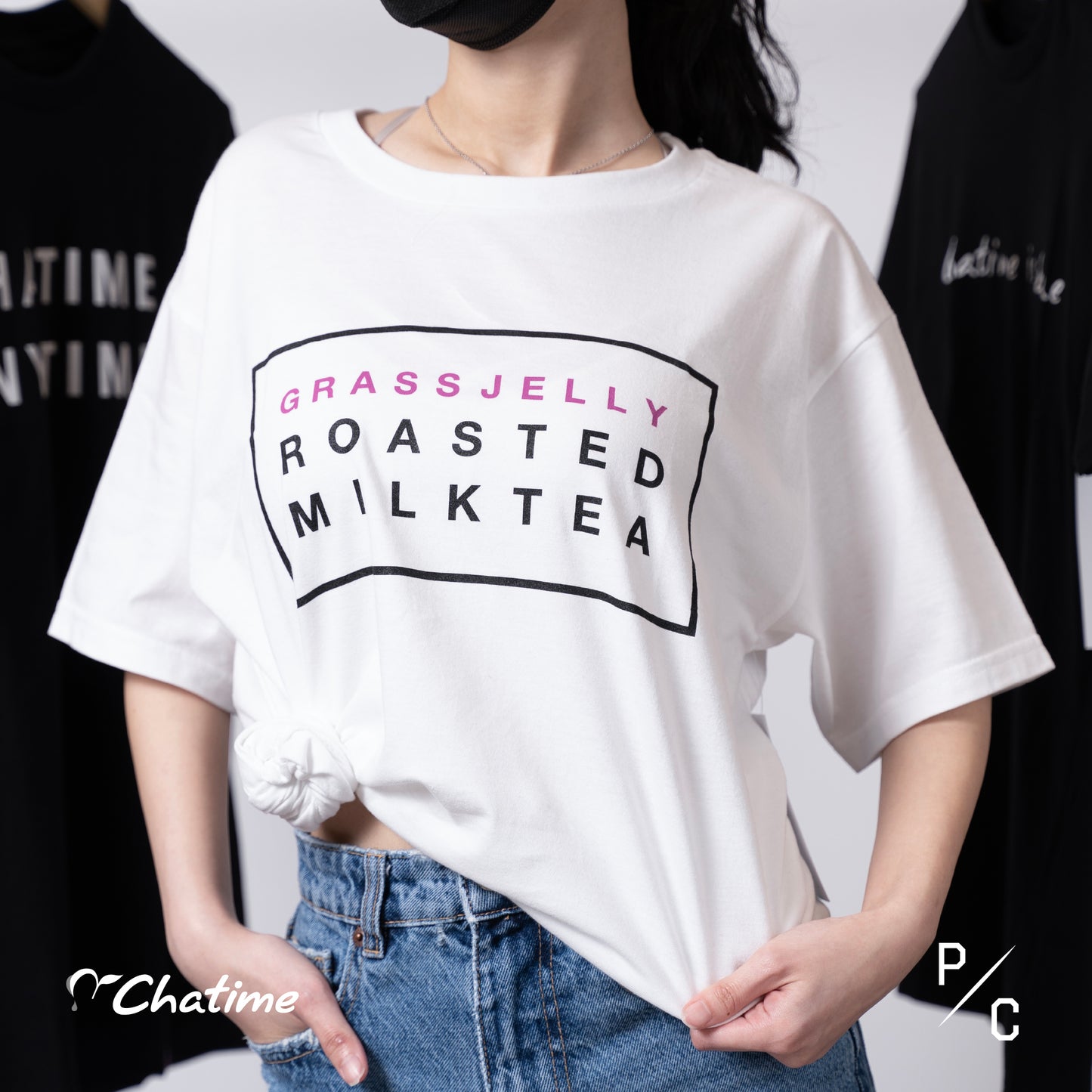 Chatime x Peace Collective Grass Jelly Roasted Milk Tea T-shirt (Limited Edition)