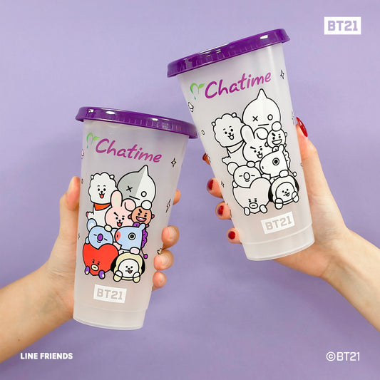 Chatime Voucher + BT21 Colour Changing Cup