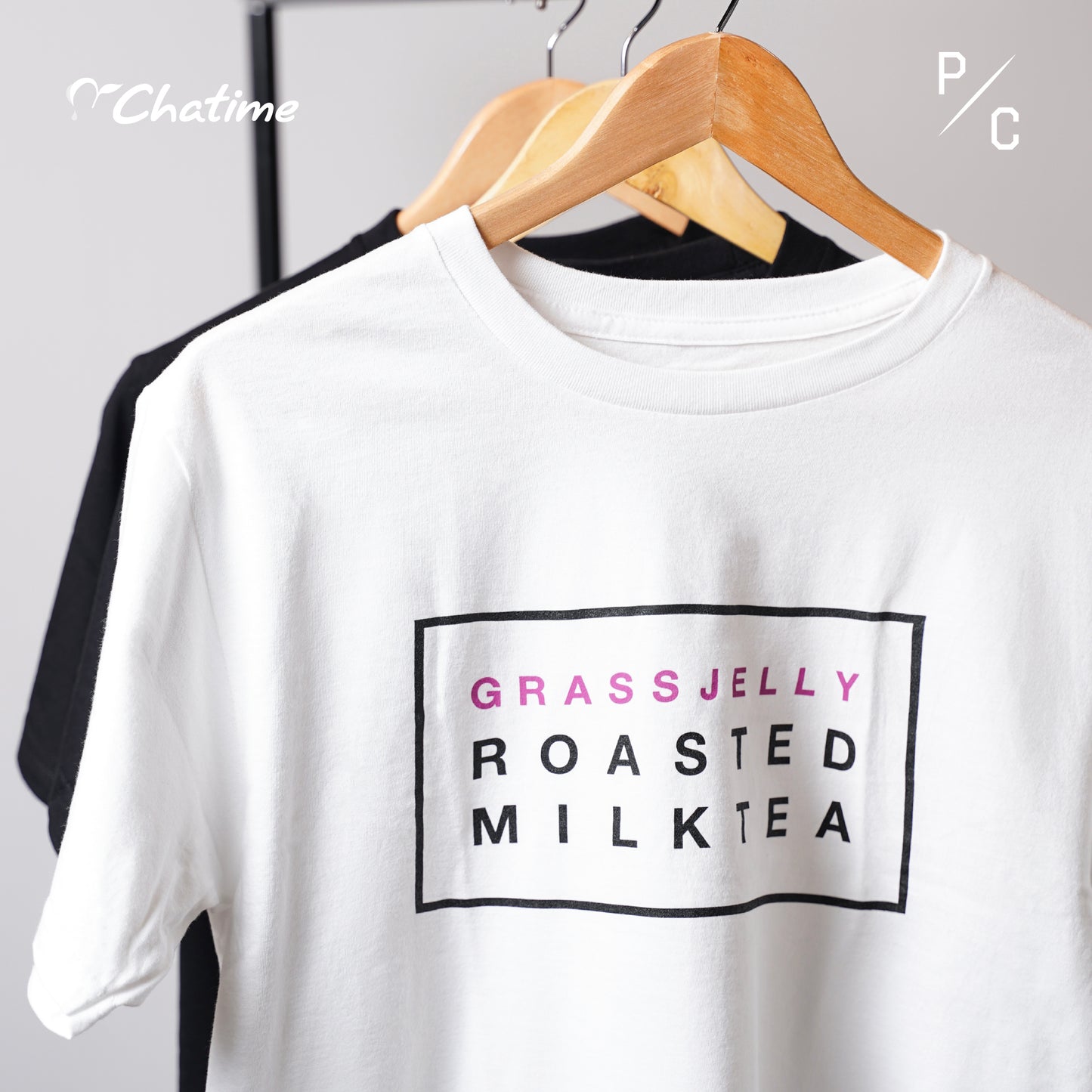 Chatime x Peace Collective Grass Jelly Roasted Milk Tea T-shirt  (Limited Edition)